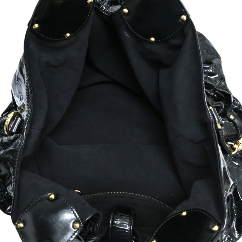 黑色 Mahina 漆皮 Surya XL 手提包【LOUIS VUITTON LV 路易威登】 M95796-2