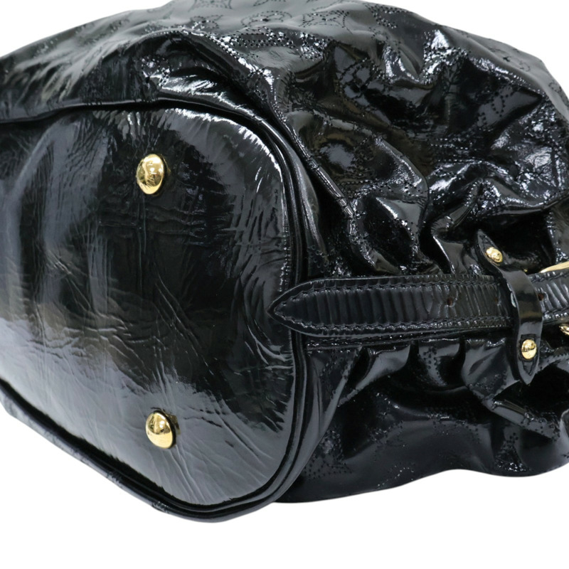 黑色 Mahina 漆皮 Surya XL 手提包【LOUIS VUITTON LV 路易威登】 M95796-9
