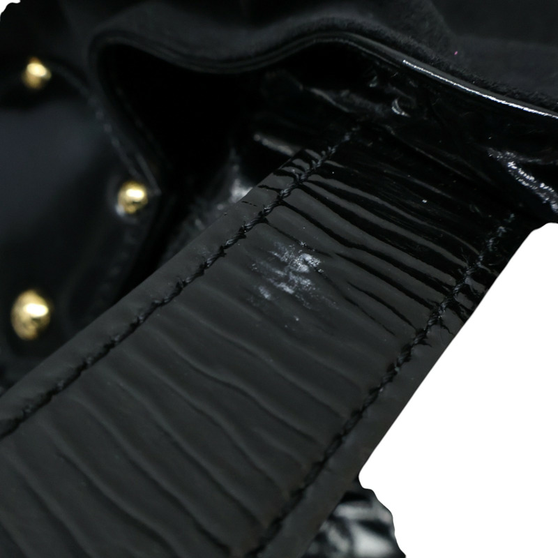 黑色 Mahina 漆皮 Surya XL 手提包【LOUIS VUITTON LV 路易威登】 M95796-14