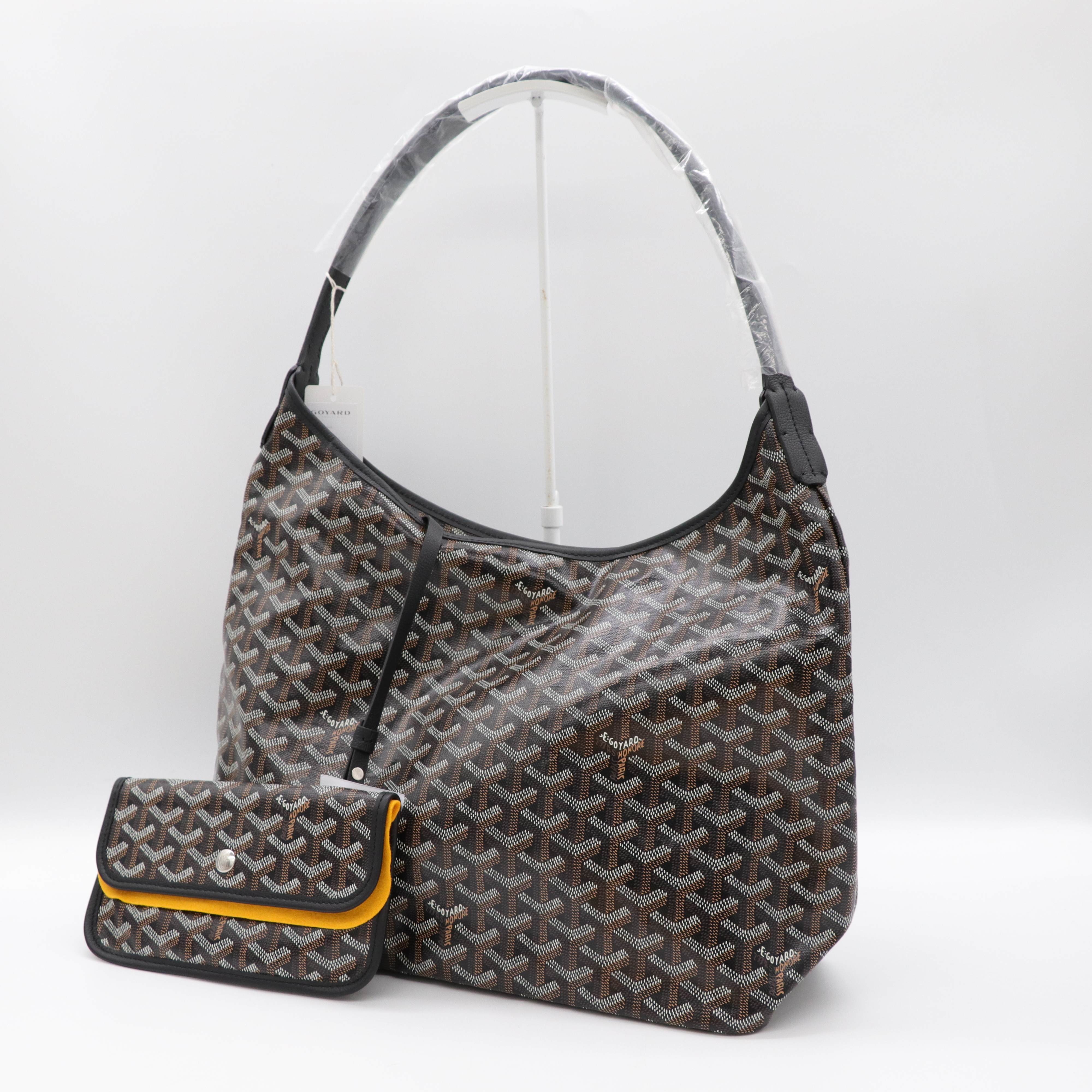 Goyard 戈雅 Bohème Hobo 黑色 帆布 肩背包-2