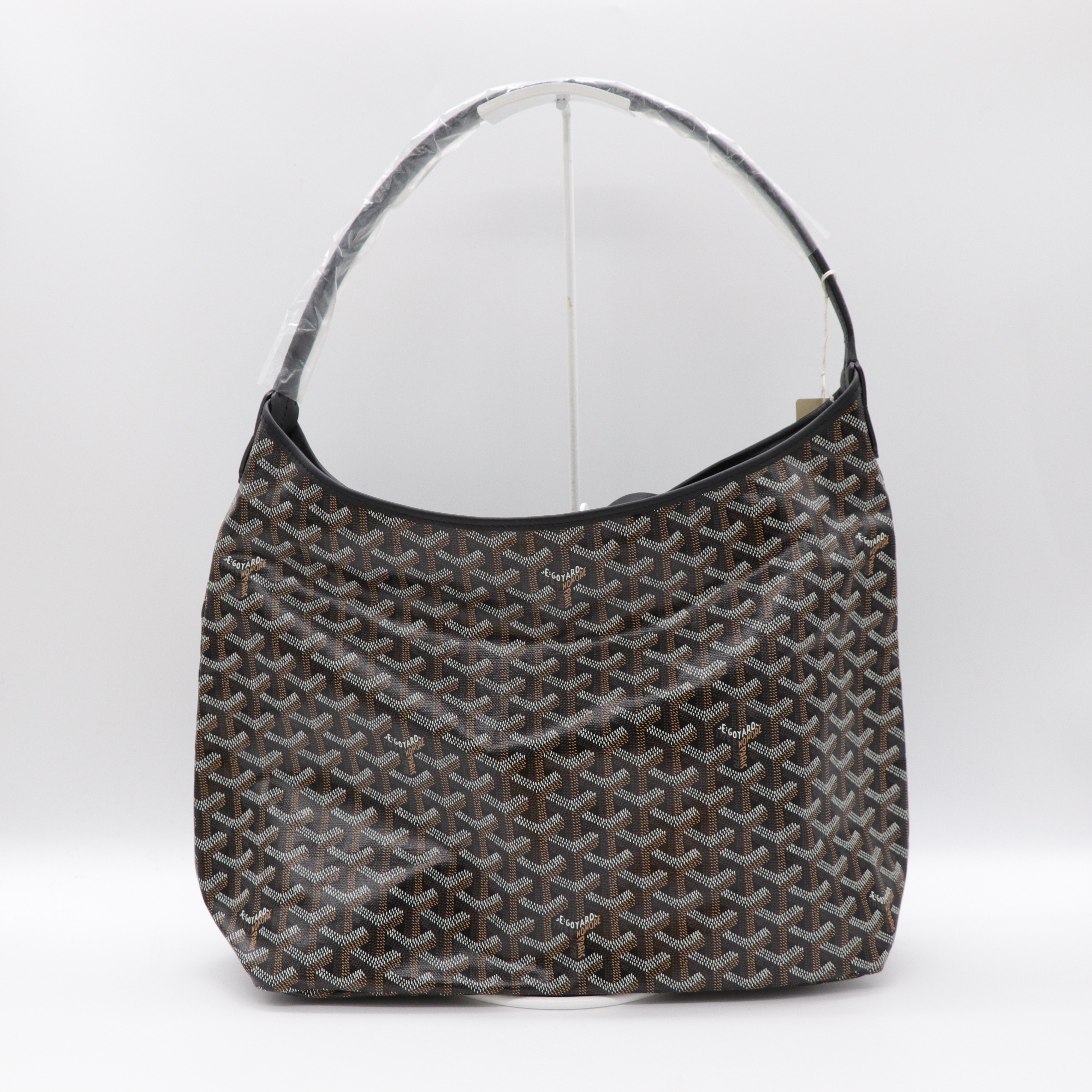Goyard 戈雅 Bohème Hobo 黑色 帆布 肩背包-5
