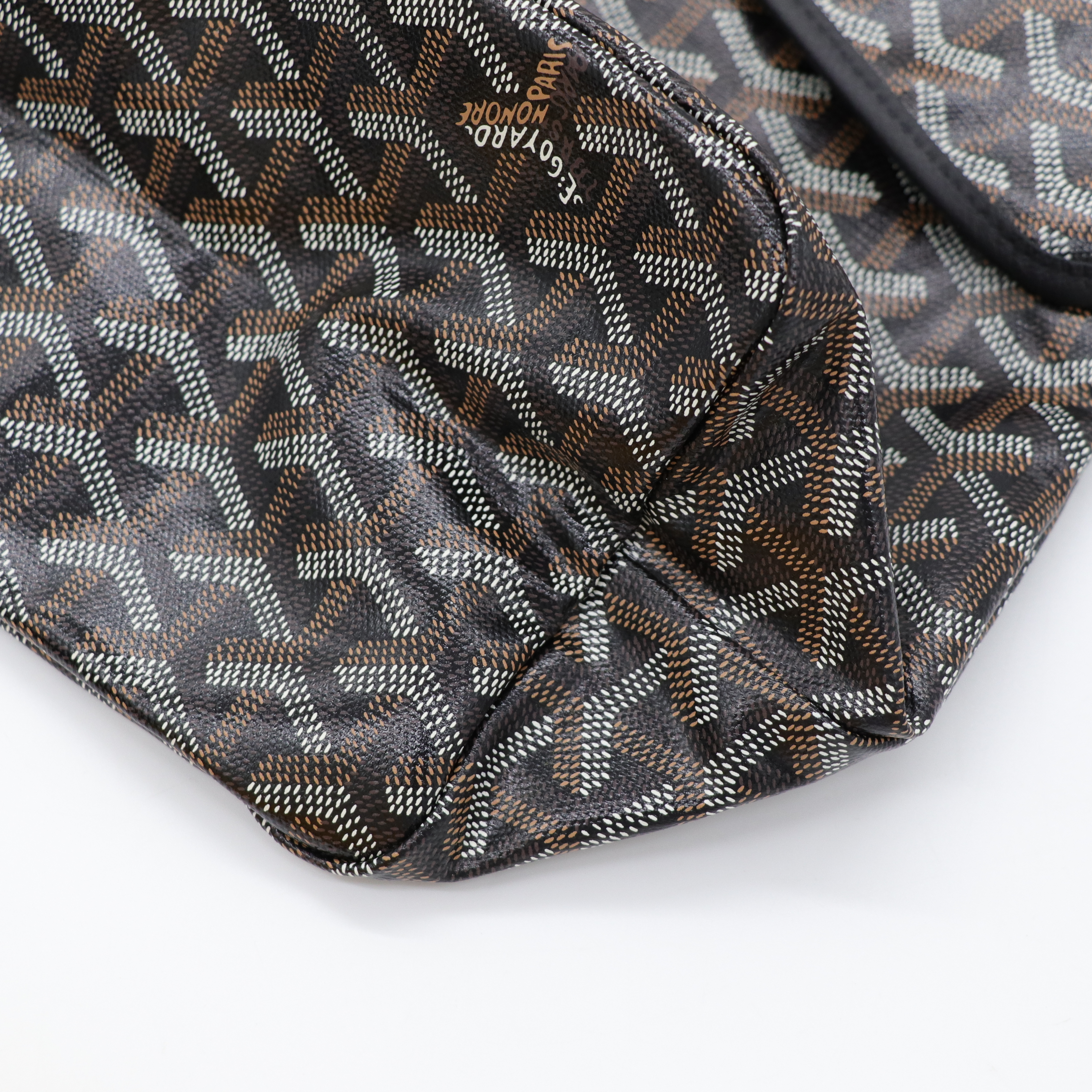 Goyard 戈雅 Bohème Hobo 黑色 帆布 肩背包-7
