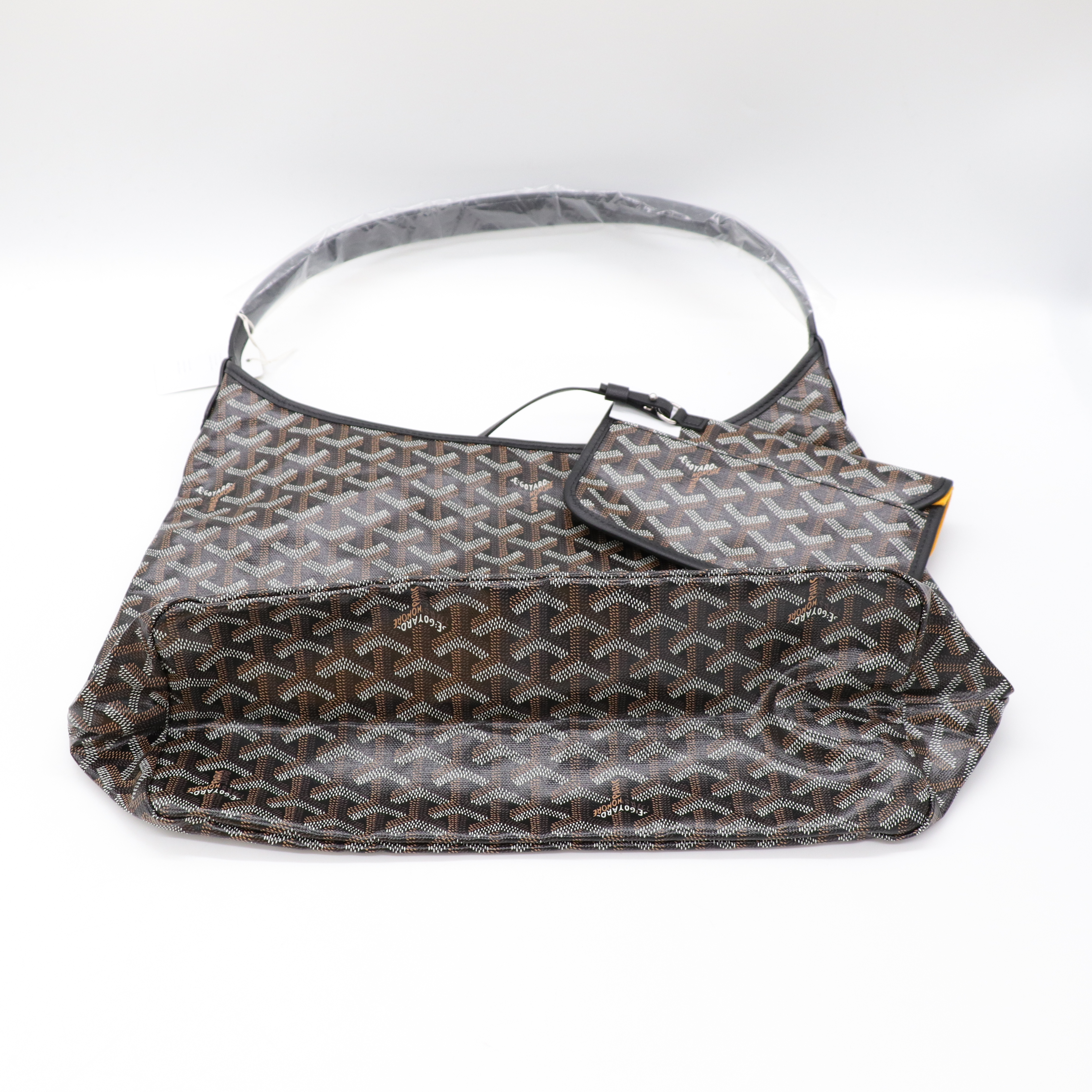 Goyard 戈雅 Bohème Hobo 黑色 帆布 肩背包-8