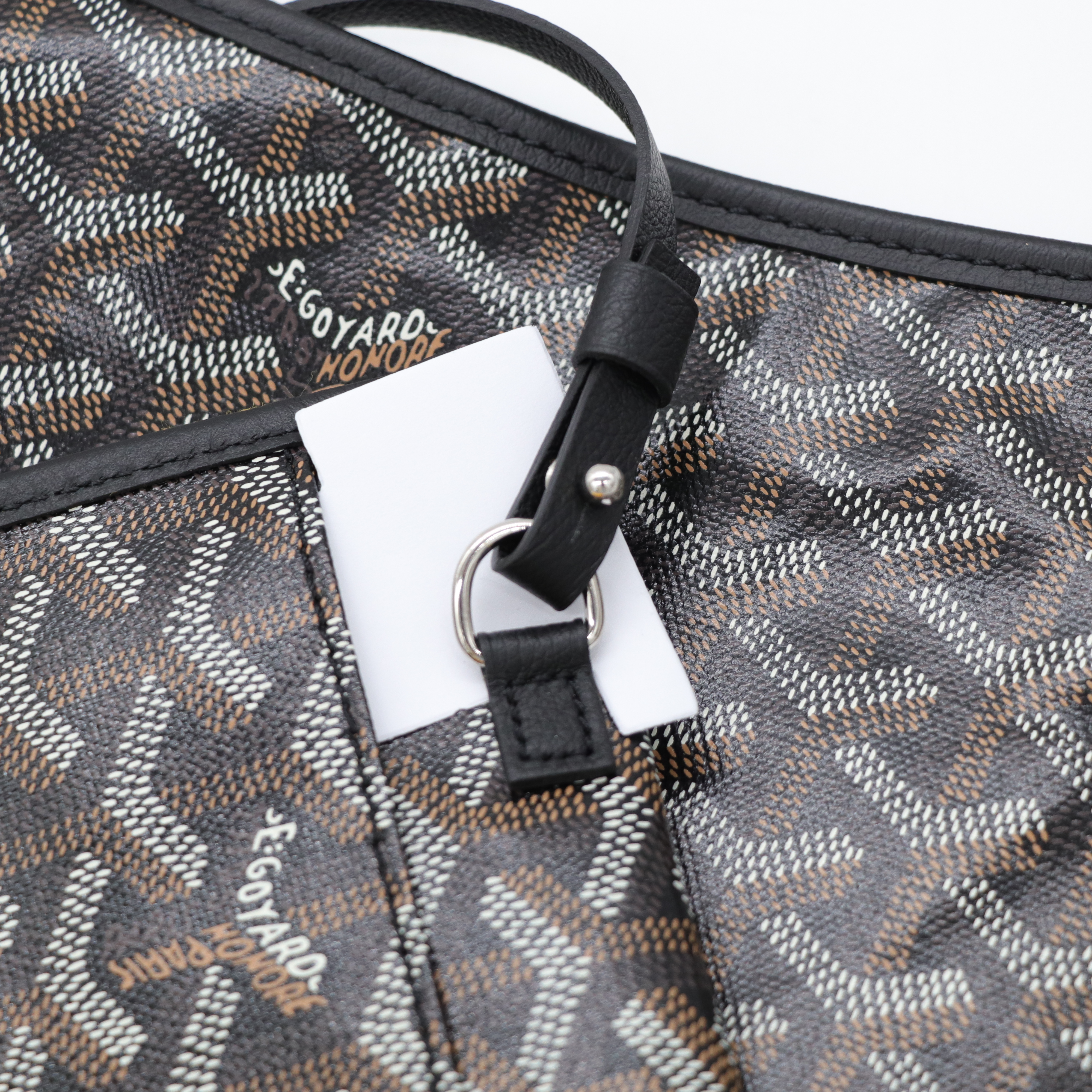 Goyard 戈雅 Bohème Hobo 黑色 帆布 肩背包-10