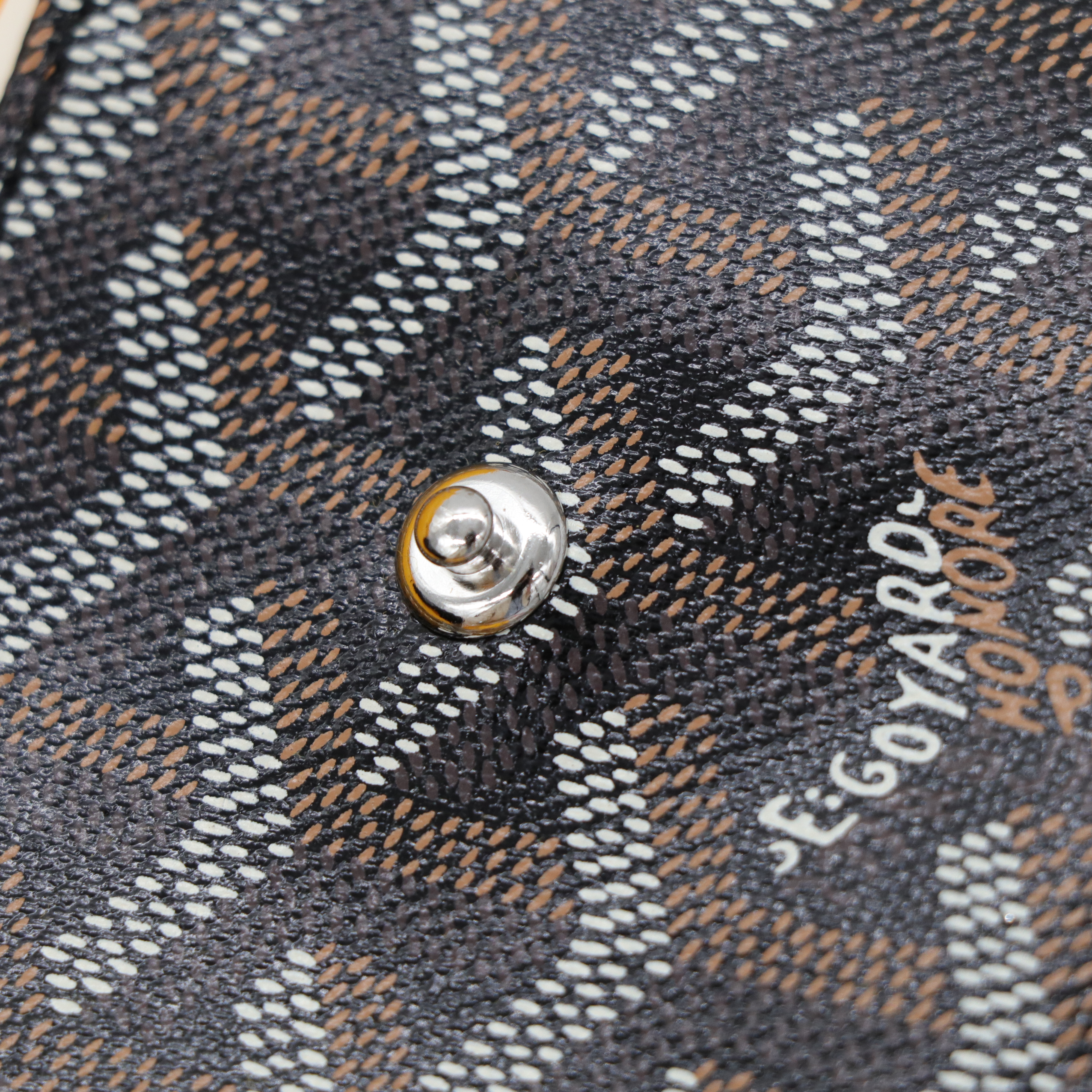 Goyard 戈雅 Bohème Hobo 黑色 帆布 肩背包-12