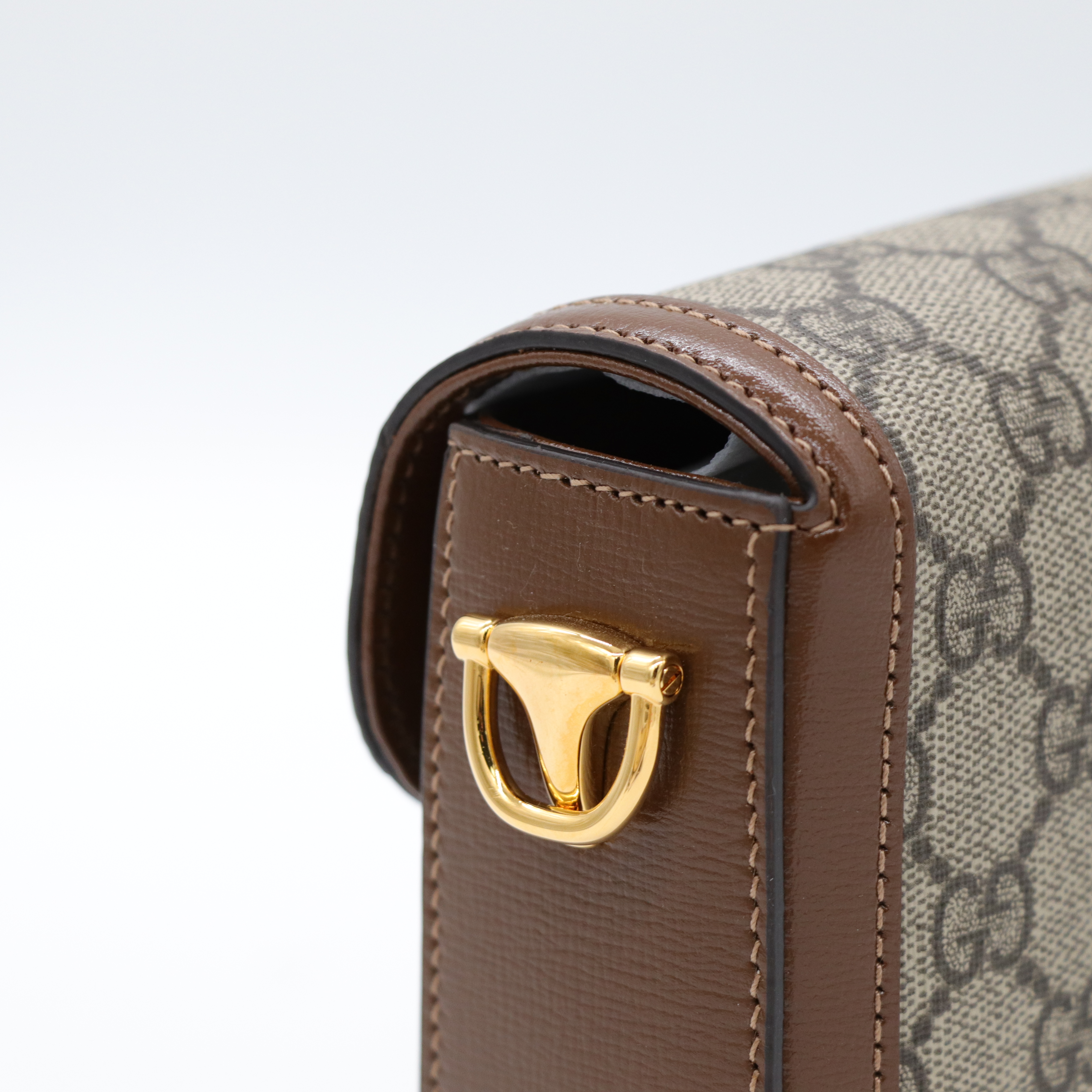 Gucci 古馳 老花1995 馬鞍包 斜背包-6