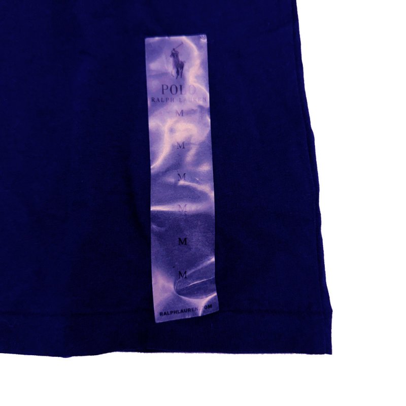 【RALPH LAUREN】POLO刺繡小馬中性長袖薄款T恤上衣(藍色/M號)-4