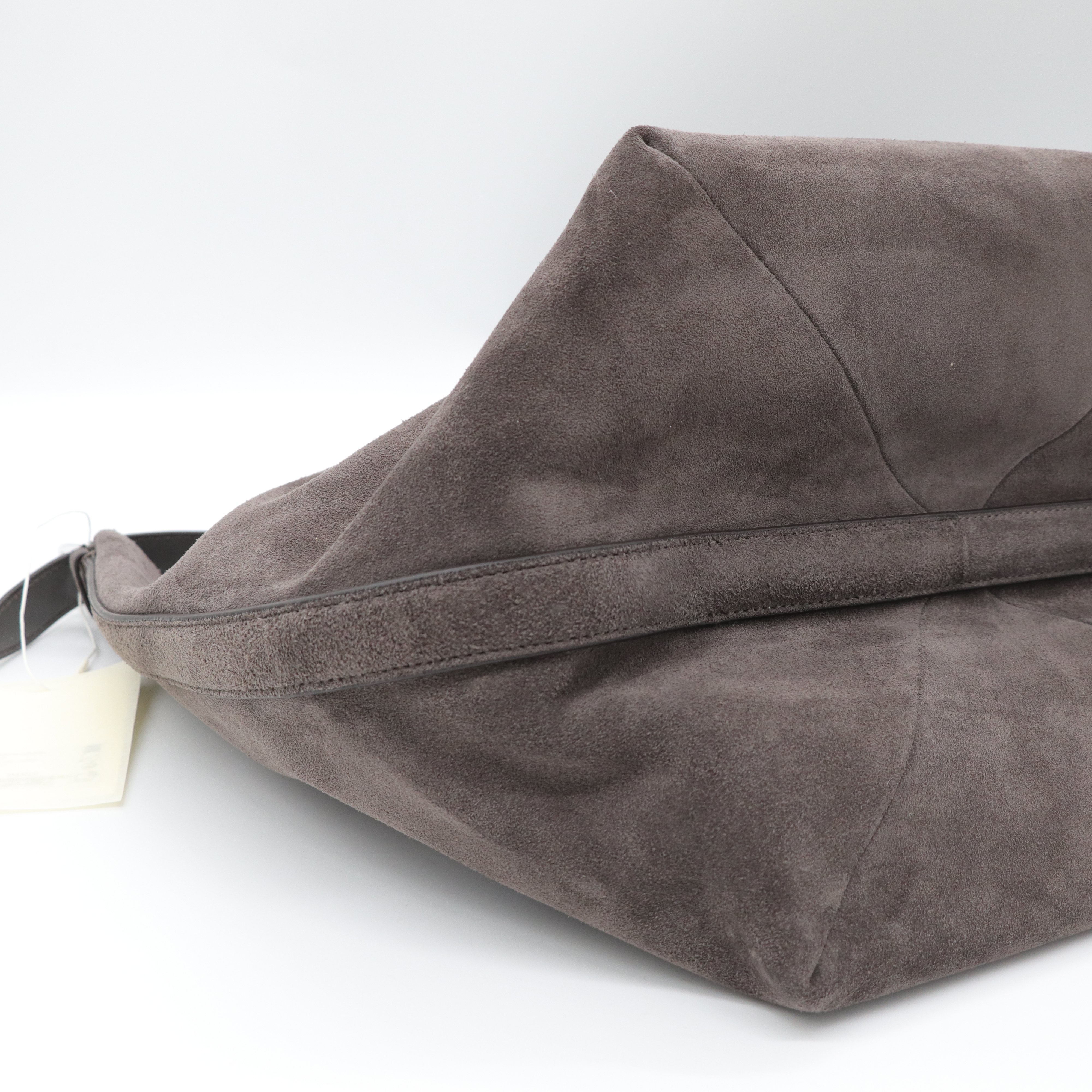 一拎就走✈️Toteme Granite 麂皮 Belted Tote 托特包 深咖色-5