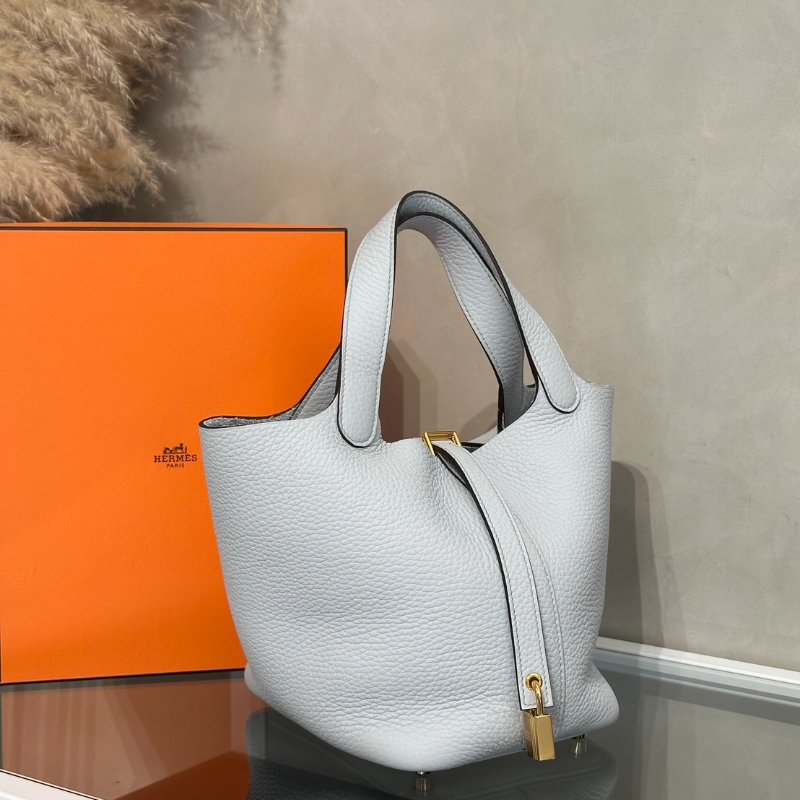 HERMES Picotin 18 - 聖杯藍金 Z-2