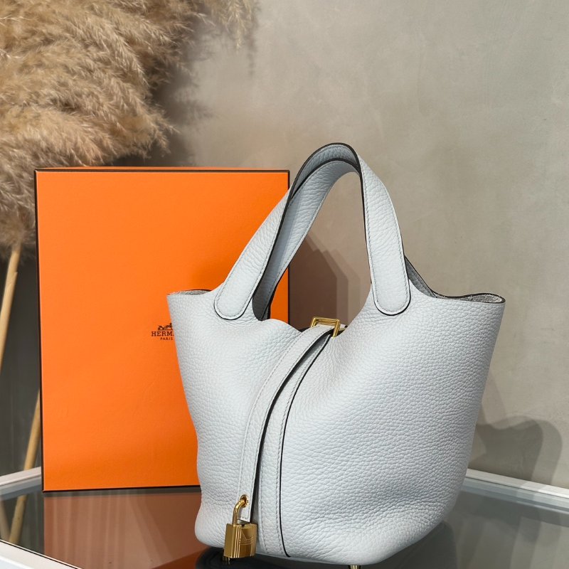 HERMES Picotin 18 - 聖杯藍金 Z-3