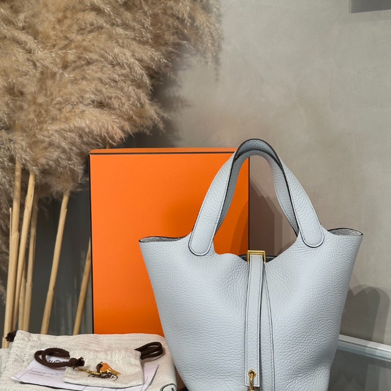 HERMES Picotin 18 - 聖杯藍金 Z-8