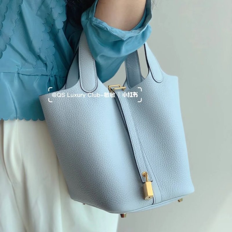 HERMES Picotin 18 - 聖杯藍金 Z-10