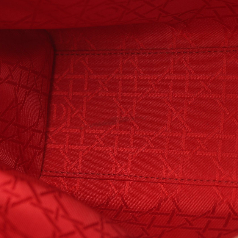 Christian Dior Lady Dior 大型 Cannage 手提單肩包，黑色皮革，二手-10