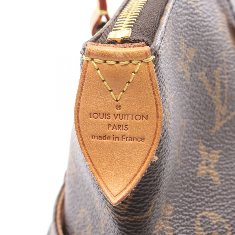 路易威登 Totally MM 手提單肩包 M56689 Monogram 皮革 棕色 二手-3