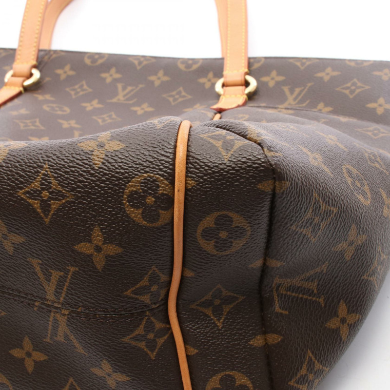 路易威登 Totally MM 手提單肩包 M56689 Monogram 皮革 棕色 二手-8