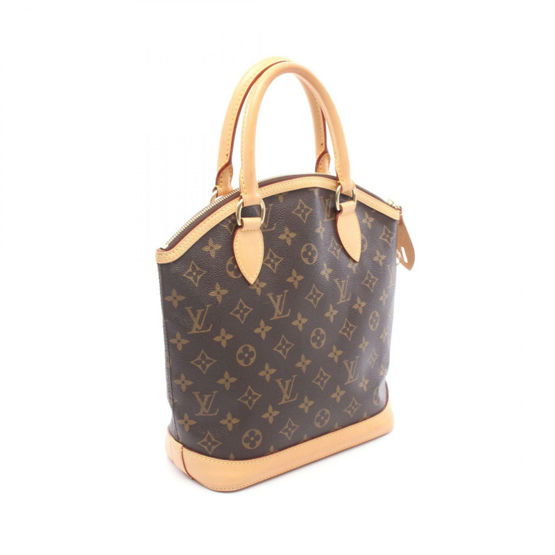 路易威登 Lockit 手提包 M40102 Monogram 皮革棕色二手女士-1
