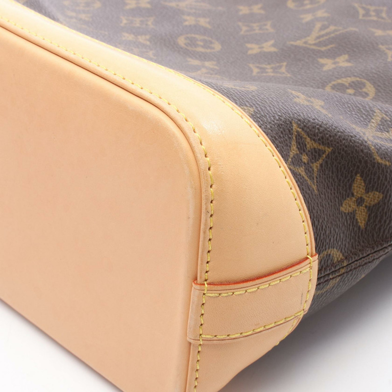 路易威登 Lockit 手提包 M40102 Monogram 皮革棕色二手女士-6