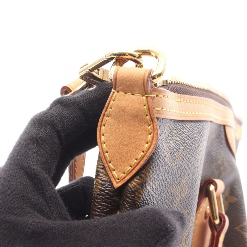 路易威登 Palermo PM 單肩手提包 M40145 Monogram 皮革 棕色 二手-9