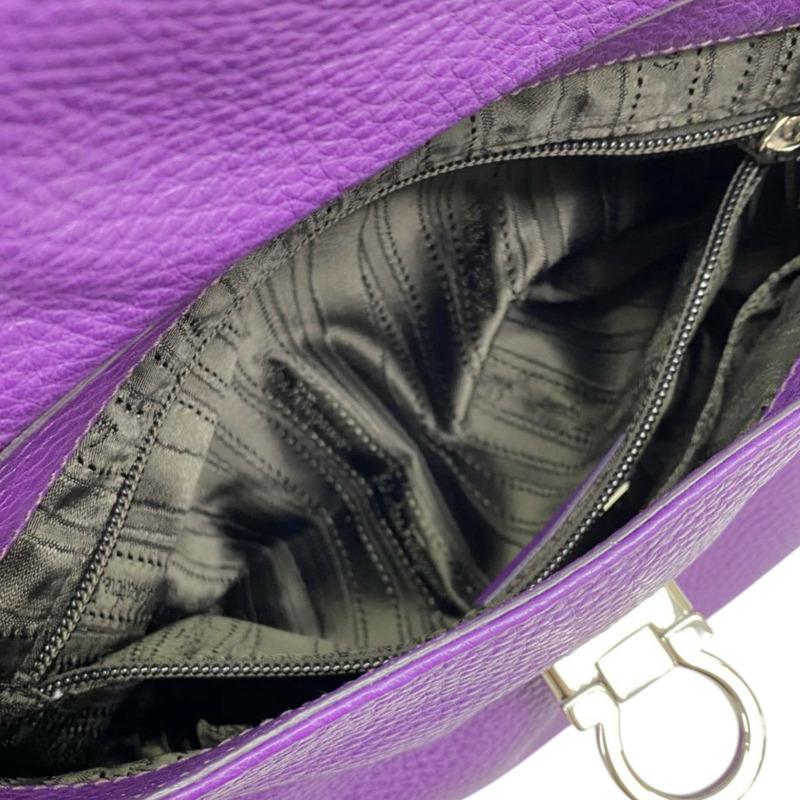 紫色 牛皮 Sofia 兩用包【Salvatore Ferragamo 費拉格慕】-3