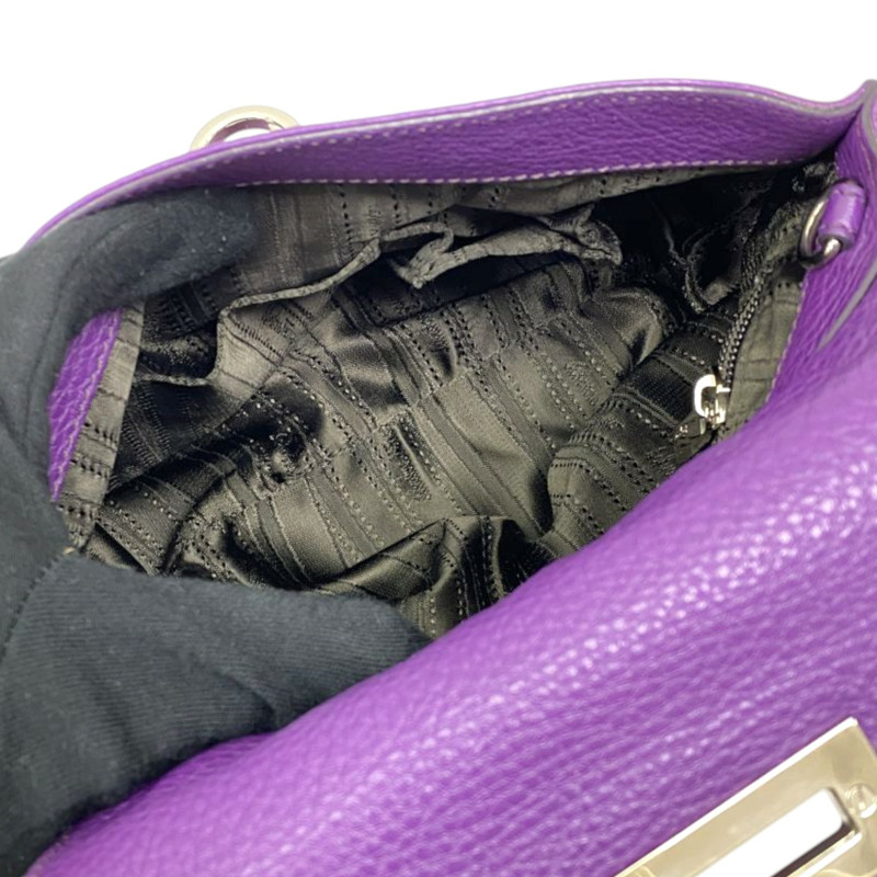 紫色 牛皮 Sofia 兩用包【Salvatore Ferragamo 費拉格慕】-4