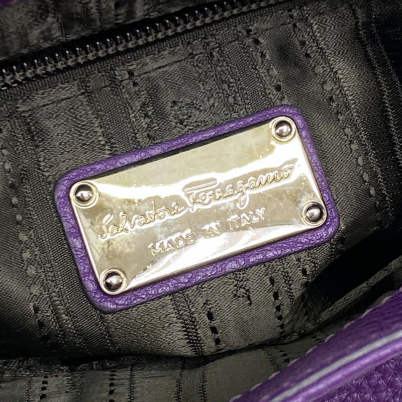 紫色 牛皮 Sofia 兩用包【Salvatore Ferragamo 費拉格慕】-5