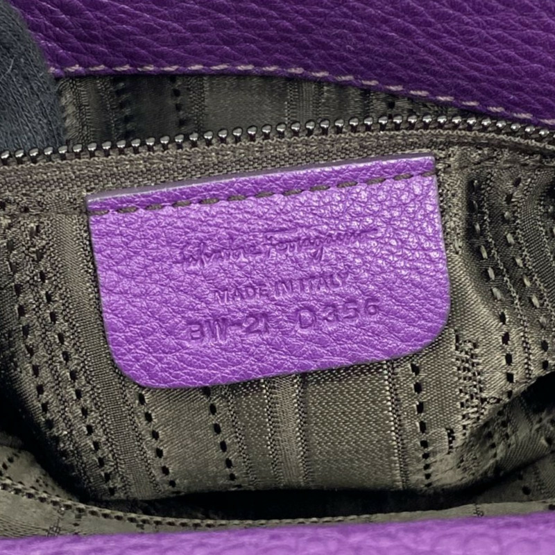 紫色 牛皮 Sofia 兩用包【Salvatore Ferragamo 費拉格慕】-6