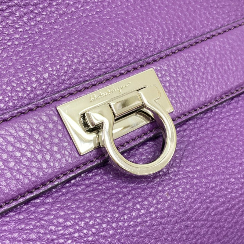 紫色 牛皮 Sofia 兩用包【Salvatore Ferragamo 費拉格慕】-7