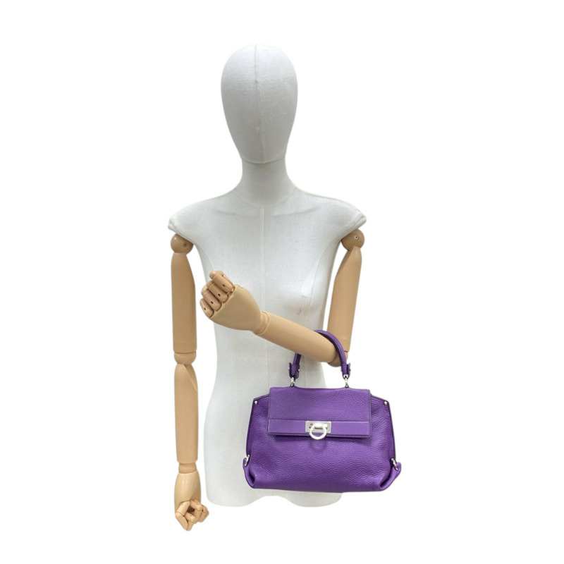 紫色 牛皮 Sofia 兩用包【Salvatore Ferragamo 費拉格慕】-10