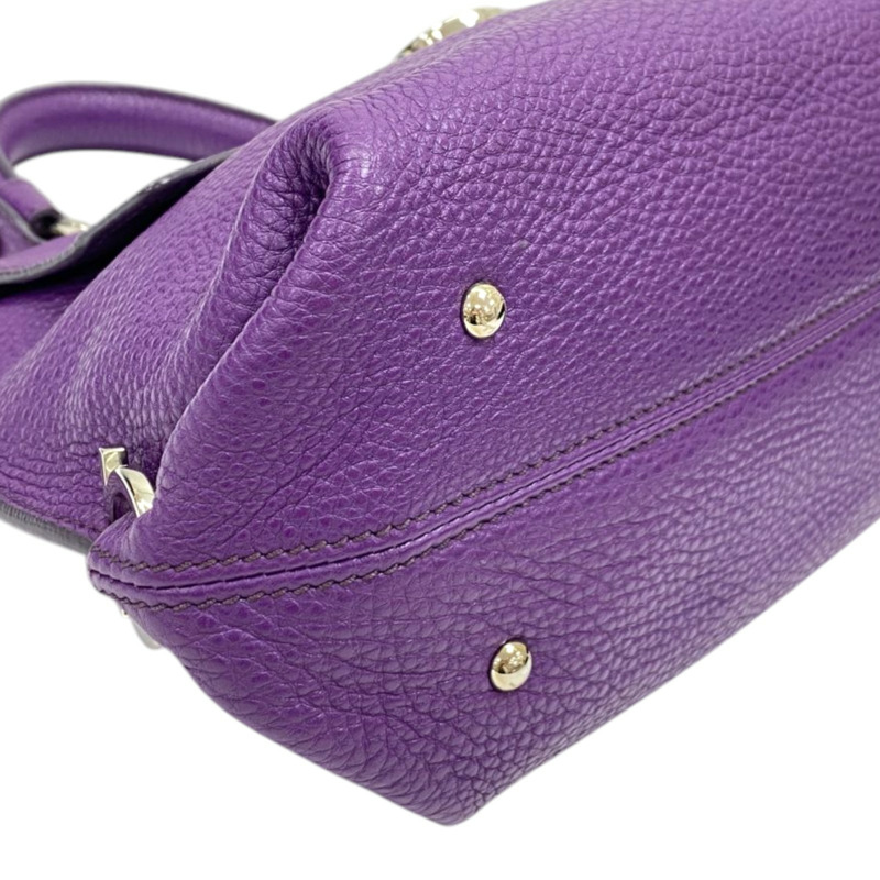 紫色 牛皮 Sofia 兩用包【Salvatore Ferragamo 費拉格慕】-12