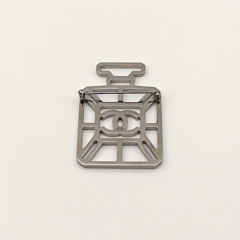 CHANEL 合金17B鏤空香水瓶胸針-4