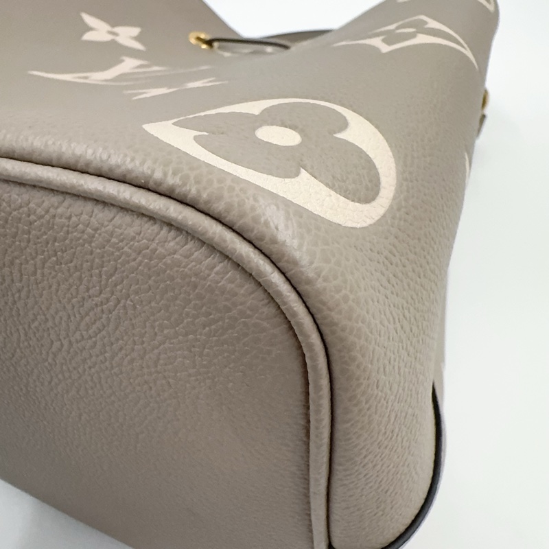 LV斑鳩灰牛皮Neonoe MM抽繩水桶包M45555-11