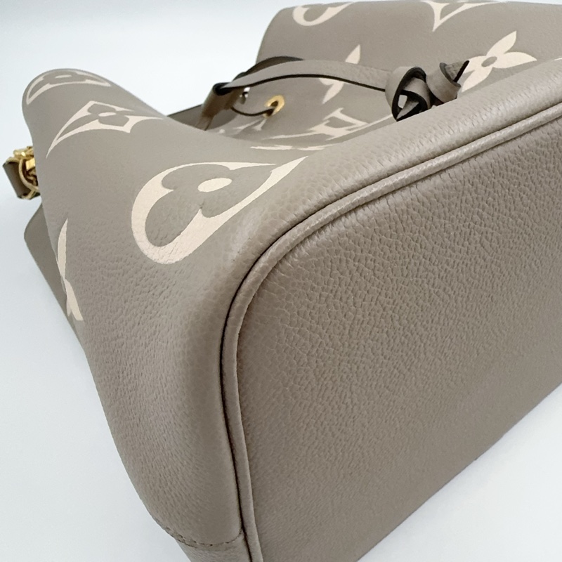 LV斑鳩灰牛皮Neonoe MM抽繩水桶包M45555-13