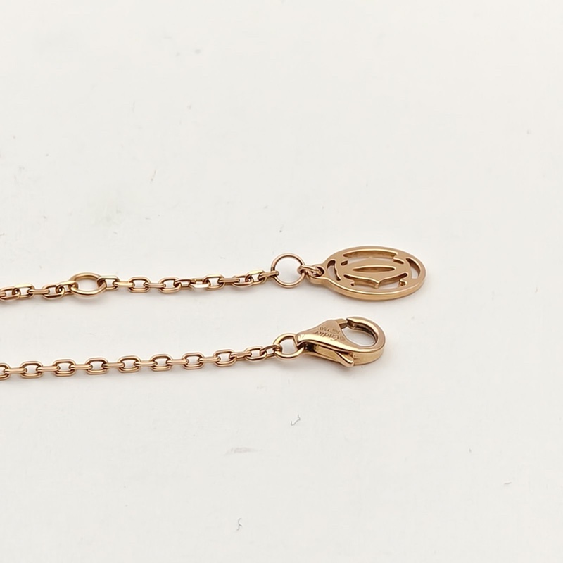 CARTIER CARTIERD' AMOUR單鑽手鏈小號18K玫瑰金/鑽石S-M碼-4