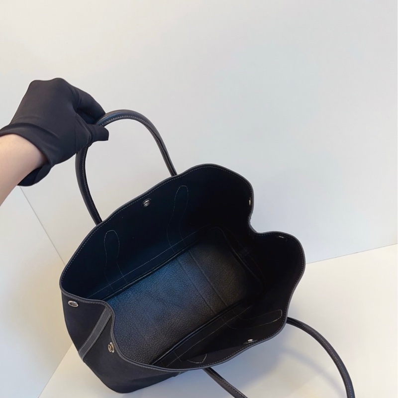 Hermes 愛馬仕全黑色Garden party 花園包 GP36-6