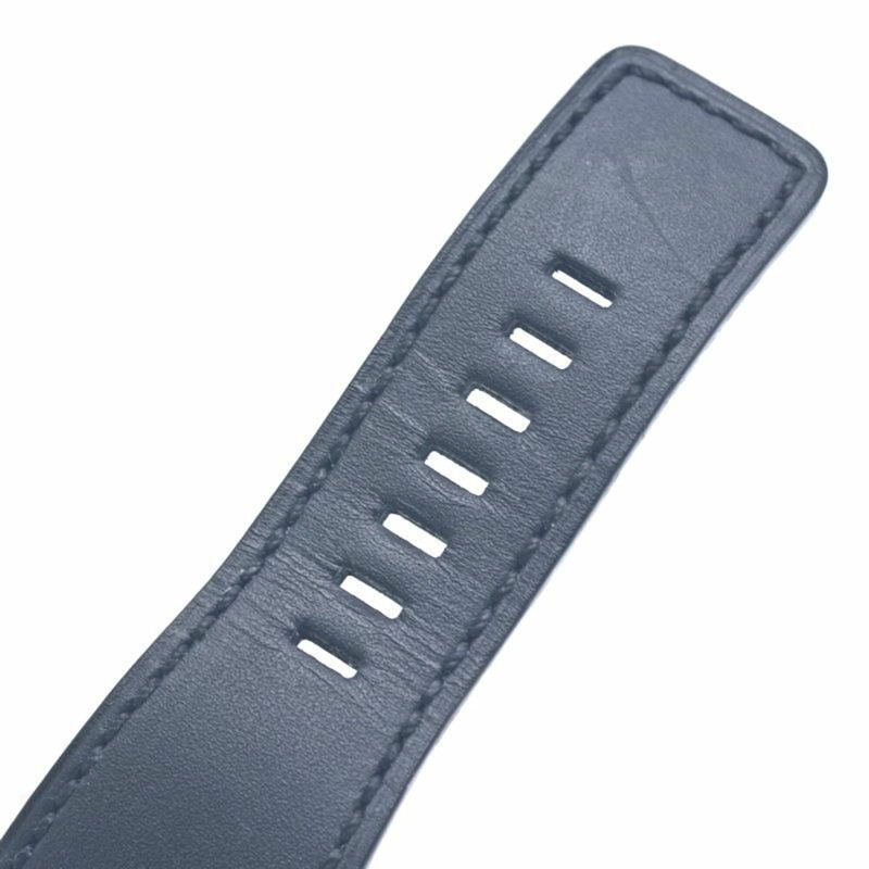 Bell & Ross BR03-93 GMT BR0393-BL-ST SCA 男士腕錶，不鏽鋼錶殼搭配皮錶帶，40329-17