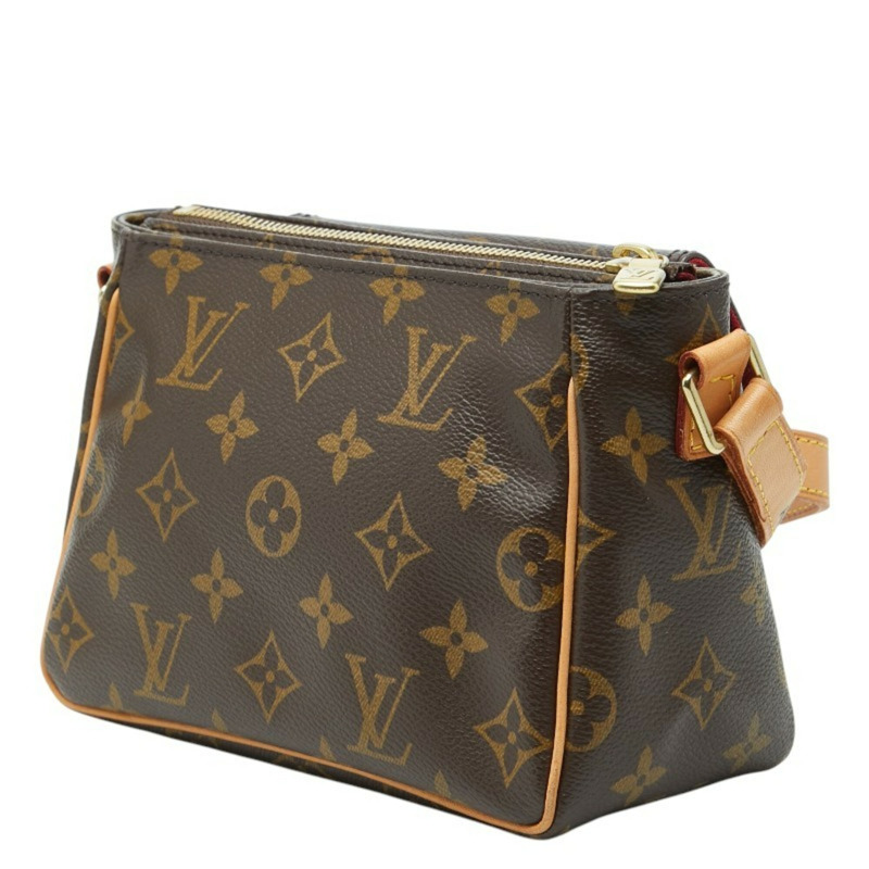 路易威登 Monogram Vivacite PM 斜背包單肩包 M51165 棕色皮革 女士 LOUIS VUITTON-1