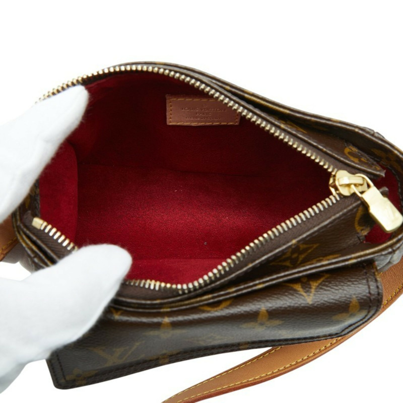 路易威登 Monogram Vivacite PM 斜背包單肩包 M51165 棕色皮革 女士 LOUIS VUITTON-8