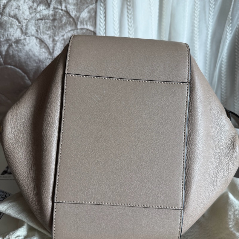 羅意威  吊床包 托特包 手提包 通勤包 腋下包 斜背包 灰色皮革 灰色皮革 大象灰 側背包 斜挎包 斜背包 褶皺鏈條包 Loewe Hammock grey leather bag / shoulder bag handbag crossbody bag-7