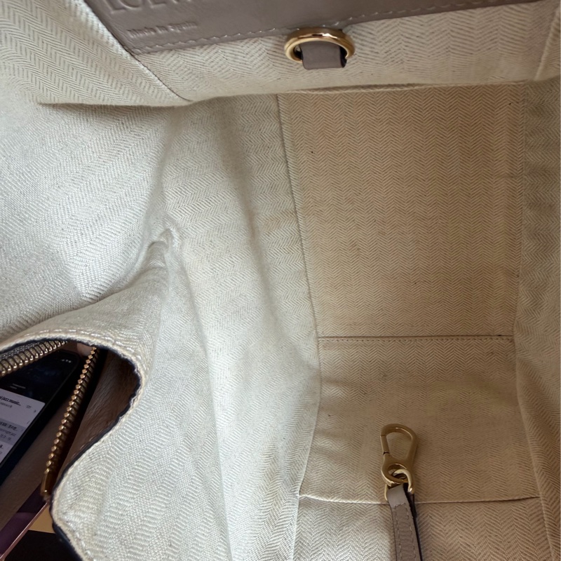 羅意威  吊床包 托特包 手提包 通勤包 腋下包 斜背包 灰色皮革 灰色皮革 大象灰 側背包 斜挎包 斜背包 褶皺鏈條包 Loewe Hammock grey leather bag / shoulder bag handbag crossbody bag-34