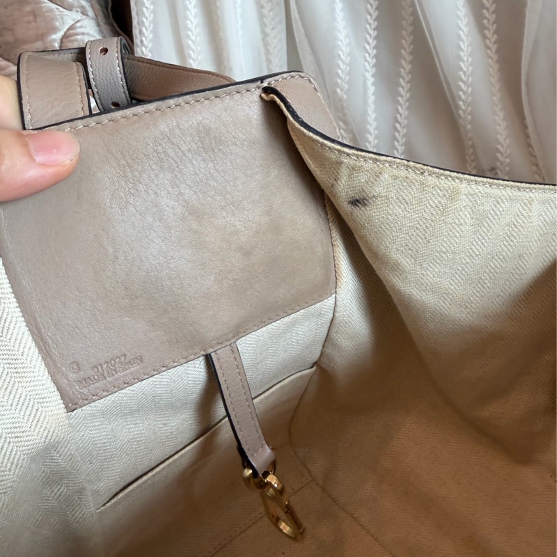 羅意威  吊床包 托特包 手提包 通勤包 腋下包 斜背包 灰色皮革 灰色皮革 大象灰 側背包 斜挎包 斜背包 褶皺鏈條包 Loewe Hammock grey leather bag / shoulder bag handbag crossbody bag-40