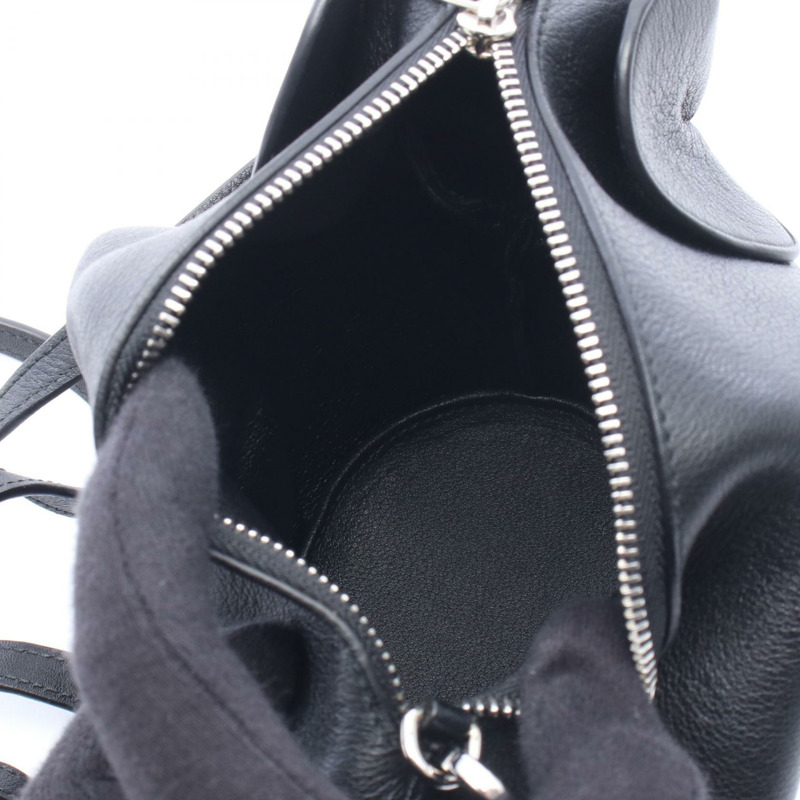 LOEWE 動物形迷你肩斜背包，199.30 美元，黑色皮革，二手女款-2