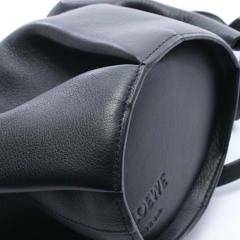 LOEWE 動物形迷你肩斜背包，199.30 美元，黑色皮革，二手女款-5