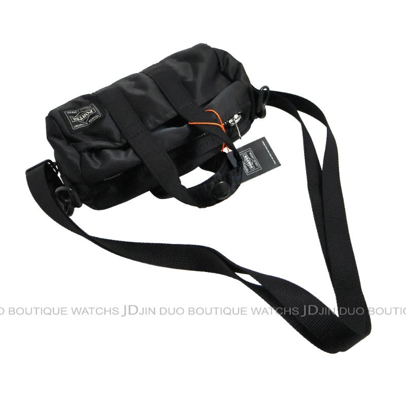 金鐸精品~2523 PORTER HOWL 2WAY BOSTON BAG MINI黑色尼龍布手提側肩背波士頓包 全新品-7