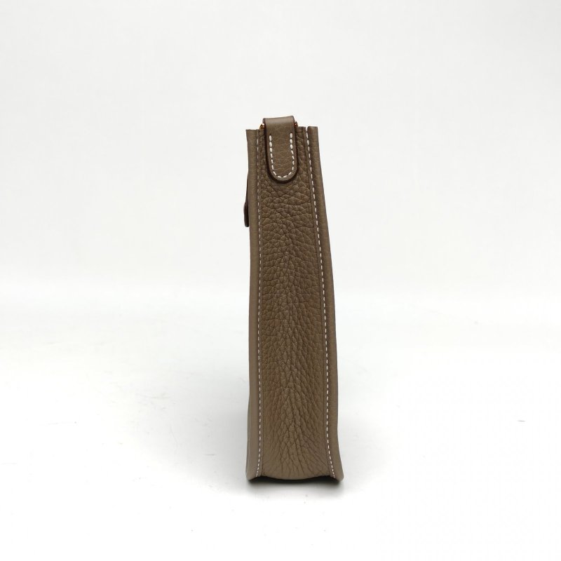 HERMES EvelyneMini16大象灰TC皮K2025金扣肩背包-3