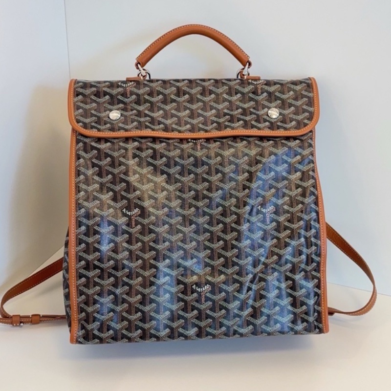 Goyard 戈雅棕色包Goyard戈雅Saint Leger折叠雙肩包🚴‍♂️全網都在找的-10