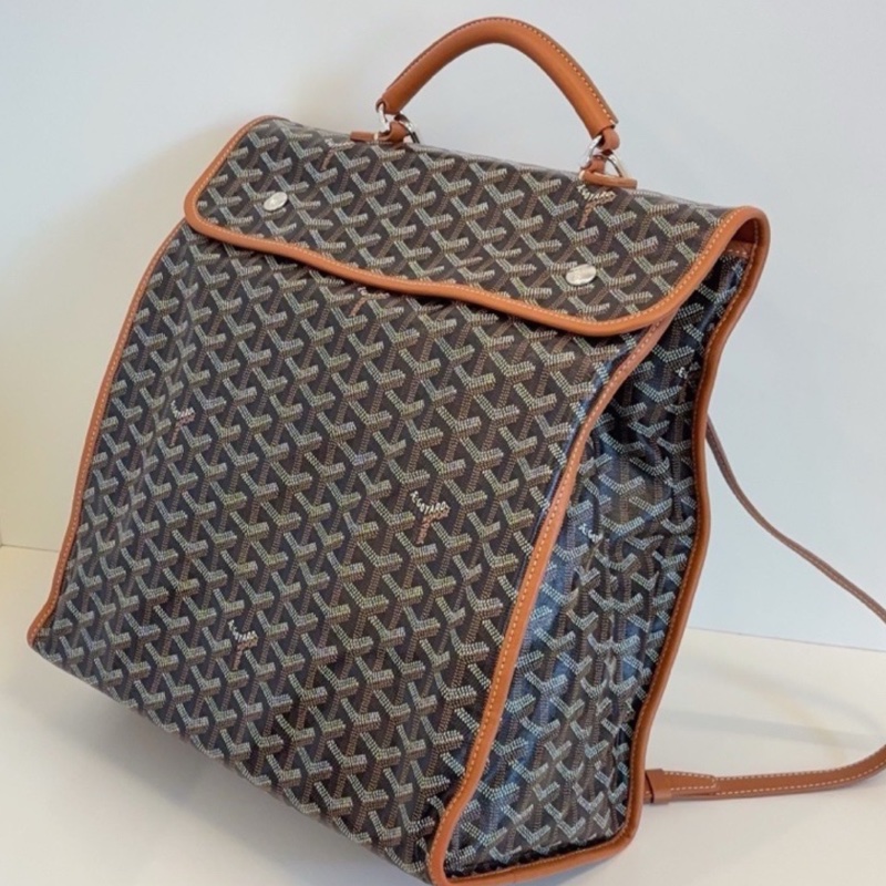 Goyard 戈雅棕色包Goyard戈雅Saint Leger折叠雙肩包🚴‍♂️全網都在找的-12