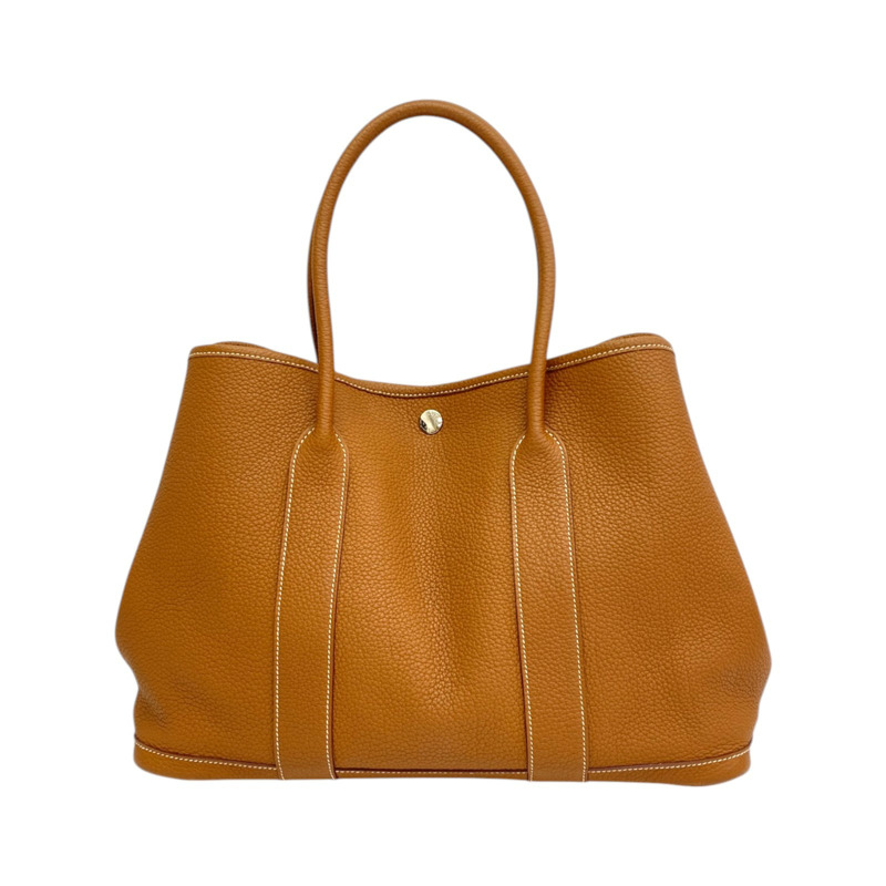 金棕色 Negonda牛皮 Garden Party 36 手提包 口P刻【HERMES 愛馬仕】 H051559CK37-0