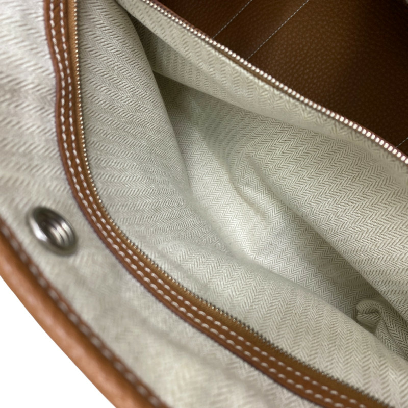 金棕色 Negonda牛皮 Garden Party 36 手提包 口P刻【HERMES 愛馬仕】 H051559CK37-3