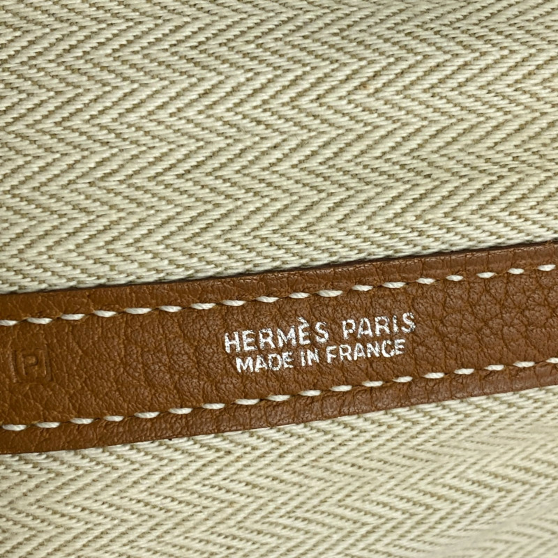 金棕色 Negonda牛皮 Garden Party 36 手提包 口P刻【HERMES 愛馬仕】 H051559CK37-4