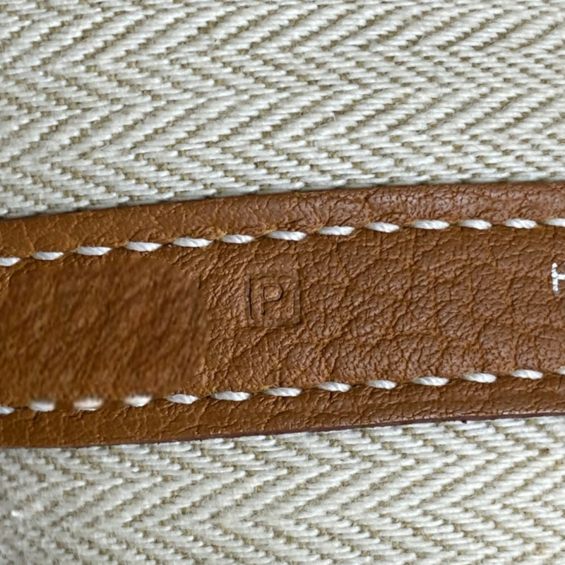 金棕色 Negonda牛皮 Garden Party 36 手提包 口P刻【HERMES 愛馬仕】 H051559CK37-5